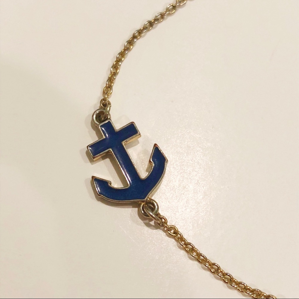 Anchor Pendant Bracelet